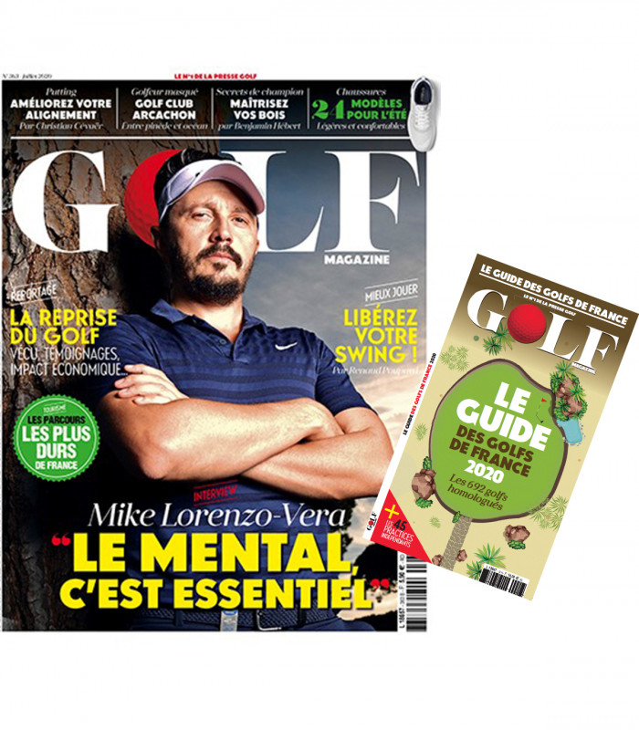 ABONNEMENT GOLF MAGAZINE 1 AN + GUIDE DES GOLFS