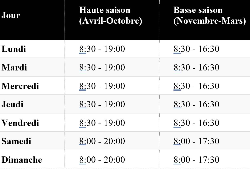 horaires_golf